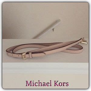 michael kors straps replacement light pink|Michael Kors shoulder strap replacement.